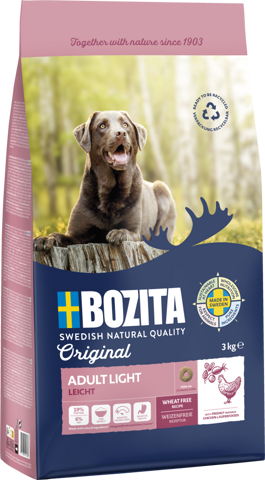 BOZITA Hunde-Trockenfutter Original Adult Light weizenfrei